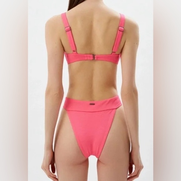 Maaji Reversible Alicia Floral Solid Trikini One Piece - Picture 4 of 9